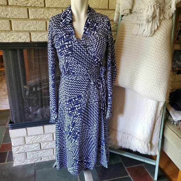 Parade Vintage 1970s Boho Printed Wrap Dress S - Picture 1 of 6